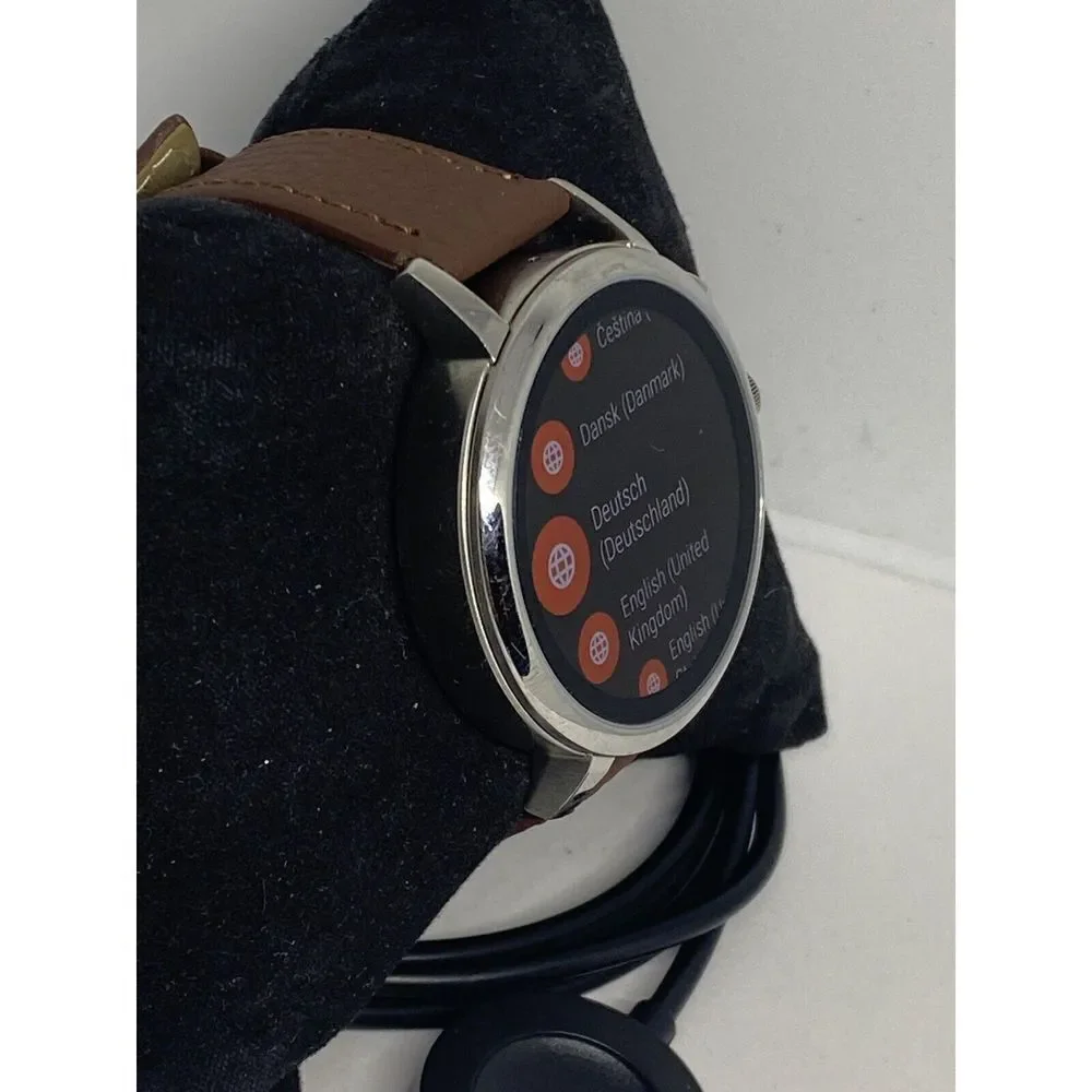 Fossil Gen 4 Authentic Digital Dial Smart Watch Custom Band FTW6014 AB414